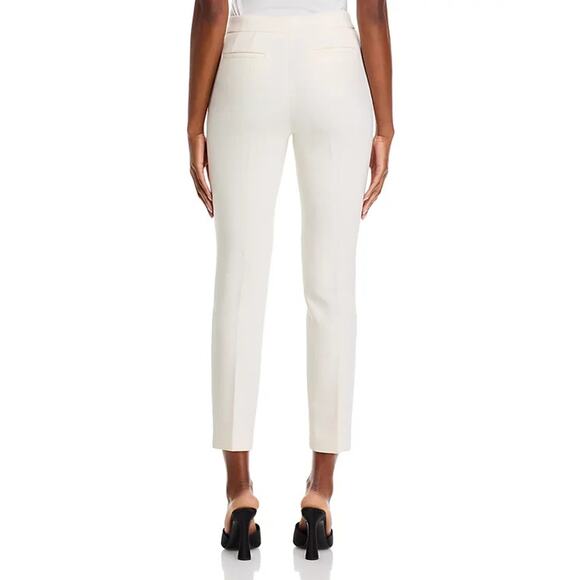Rosetta Getty Cropped Skinny Pants, Ivory, Size 14 0238 - Picture 3 of 8